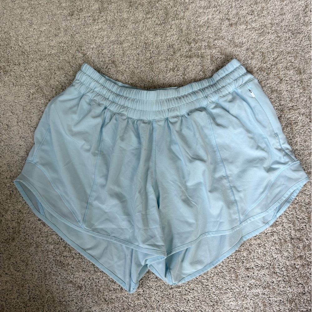 lululemon athletica Light Blue Athletic Shorts